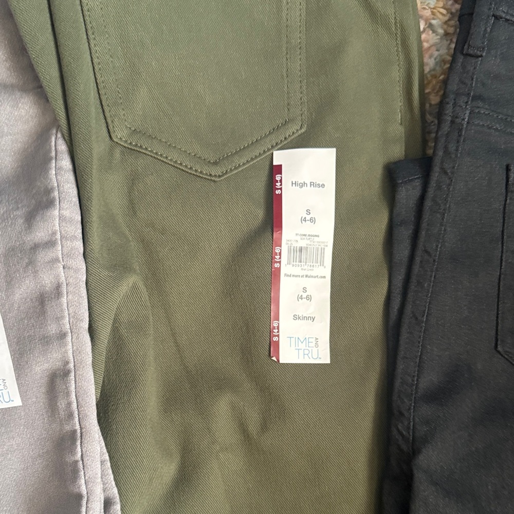 Time & Tru High Rise Skinny Jeggings Bunndle- 5 Pair of Jeggings - Picture 10 of 11
